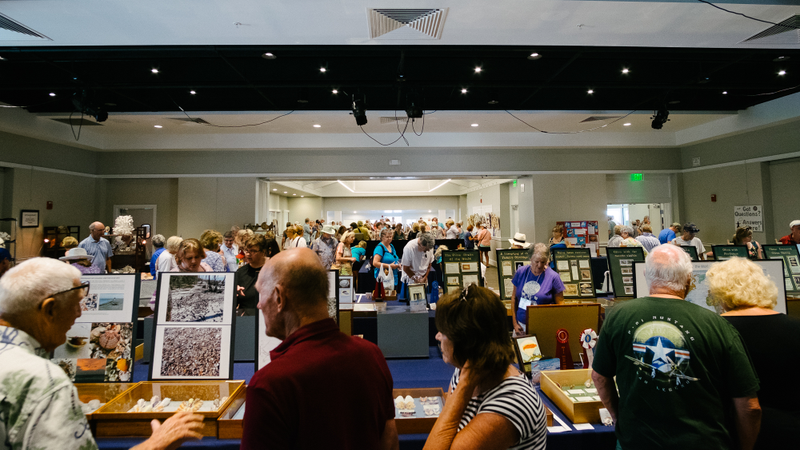 Opening day at the Sanibel Shell Show.